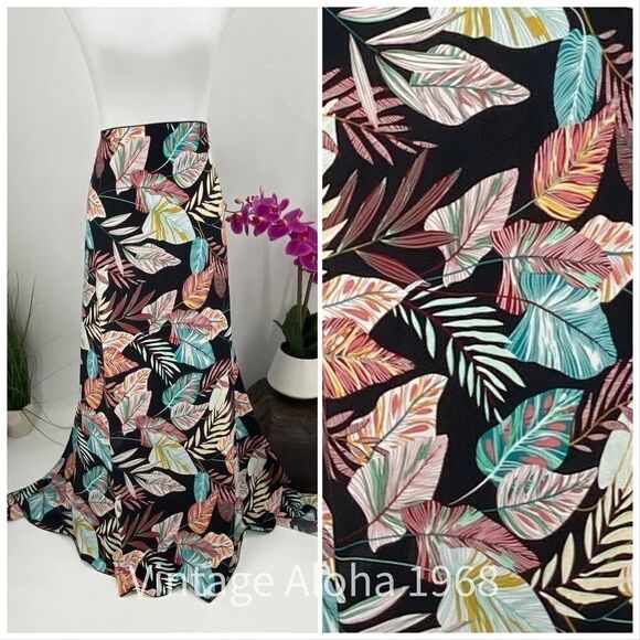 BlackPink/Green/Yellow Tropical SARONG Pareo Lavalava Beach Skirt Summer Scarf - Picture 3 of 3